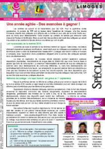 Bulletin TZR Septembre 2015