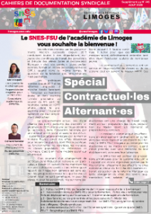 Bulletin académique 416sup - Août 2025 - Spécial contractuels alternants