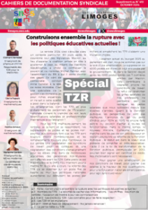 Bulletin académique spécial TZR - Octobre 2024