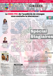 Bulletin académique 422sup - Août 2026 - Spécial stagiaires