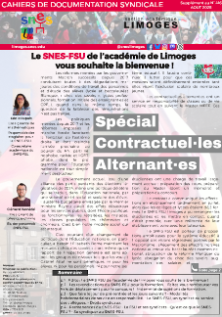 Bulletin académique 416sup - Août 2025 - Spécial contractuels alternants