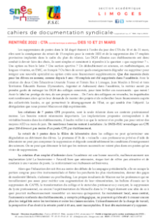 Bulletin académique 390 sup - Mars 2022