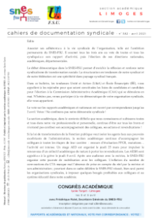 Bulletin académique 382 - Avril 2021