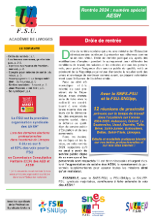 Bulletin académique - Rentrée 2024 - Spécial AESH