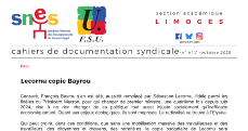 Bulletin académique 417 - Octobre 2025