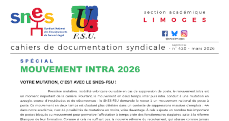 Bulletin académique 420 sup - Mars 2026 - Spécial mouvement intra