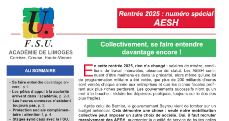 Bulletin académique - Rentrée 2025 - Spécial AESH