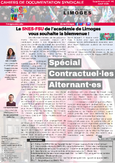 Bulletin académique 416sup - Août 2025 - Spécial contractuels alternants