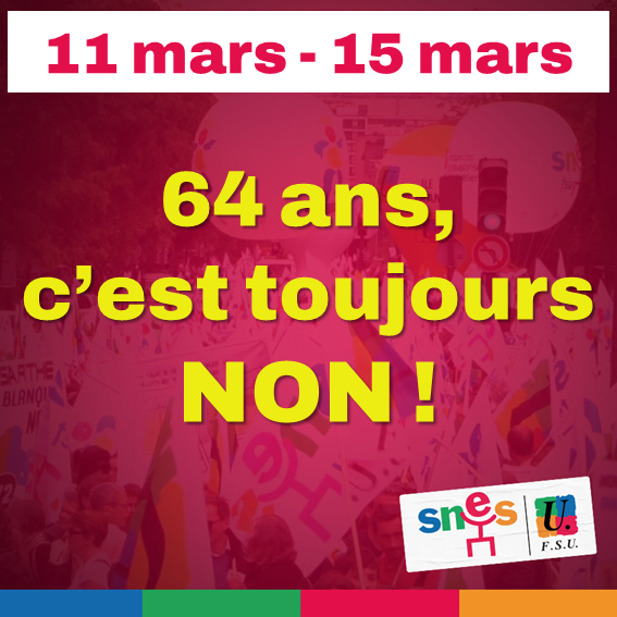 Mercredi 15 mars - En grève et dans les manifestations pour nos (...)
