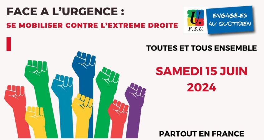 Face au danger de l'extrême-droite, mobilisons-nous pour une autre (…)